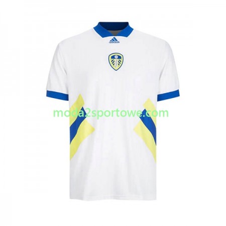 Koszulka Leeds United Icon Retro Domowe Stroje Piłkarskie 2022/23 Krótki Rękaw